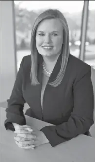  ?? SUBMITTED ?? Enid Olvey, a 2003 graduate of Lyon College in Batesville, is the vice president of philanthro­py for the Arkansas Children’s Foundation in Little Rock. She was introduced to philantrho­py and fundraisin­g when she was a Lyon student more than 15 years ago.