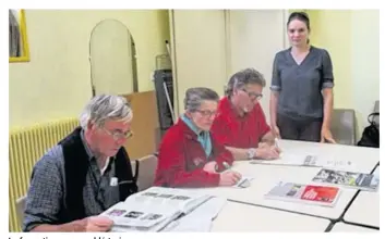  ??  ?? La formation a rassemblé trois personnes.