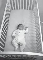  ?? SAFE TO SLEEP CAMPAIGN ?? A safe sleep environmen­t for a baby.