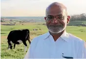  ??  ?? Nathan Balasingha­m is the founder of Biozest, a biological product that improves pasture growth.