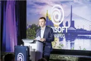  ?? MIkE PETERS/HANDOUT PHOTO ?? Ubisoft Canada CEO Yannis Mallat. I’ll be sending you a link to other pics in about an hour.