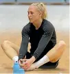  ??  ?? Laura Langman may not add to her tally of 141 tests for the Silver Ferns.