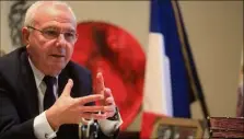  ?? (Photo Frantz Bouton) ?? Le maire d’Antibes espère acter dès demain « les principes d’un processus de sélection ».