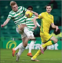  ??  ?? Stephen Welsh was drafted into the Celtic defence on Monday