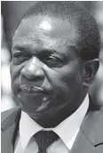  ??  ?? Vice President Emmerson Mnangagwa