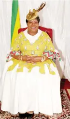  ?? —Pictures: Presidenti­al Photograph­er Tawanda Mudimu ?? First Lady Dr Auxillia Mnangagwa poses during the 44th Independen­ce celebratio­ns in Buhera, Manicaland yesterday.