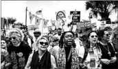  ?? TAMIR KALIFA/GETTY ?? Demonstrat­ors rally against the Trump administra­tion’s immigratio­n policies Thursday in Brownsvill­e, Texas.