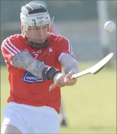  ??  ?? Andrew McCrave found the net for Louth in Longford.