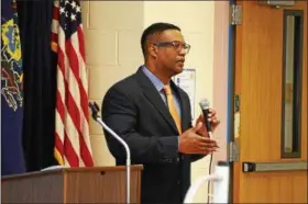  ?? DIGITAL FIRST MEDIA FILE PHOTO ?? Daniel Boone School District Superinten­dent James P. Harris has resigned after less than three years with the district.