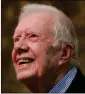  ??  ?? PRESIDENT JIMMY CARTER