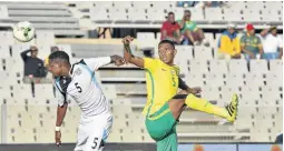  ?? / LEFTY SHIVAMBU / GALLO IMAGES ?? Bafana Bafana captain Mario Booysen is ready for Zambia.