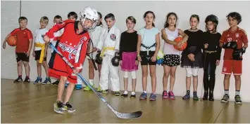  ?? Foto: Romi Löbhard ?? Die Drittkläss­ler aus Kaufering präsentier­ten das breite Sportangeb­ot im Landkreis.