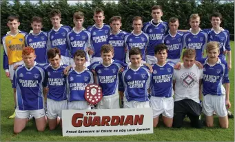  ??  ?? The shield-winning Our Lady’s Island/St. Fintan’s Juvenile hurling team.