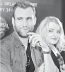  ?? FLORIDA TODAY ?? Actors Matthew Lewis and Evanna Lynch are pro-Potter.