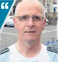  ??  ?? Brian Low, 60, from, Rutherglen, said:“It would have to be the final of the Olympics 100 metre sprint - as long as Usian Bolt is in it!”