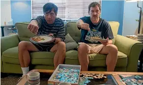  ??  ?? Romano and Mark Duplass team up for Paddleton.