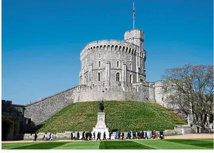  ?? — Photos: AP ?? Windsor Castle is the place to be this month as another royal wedding is set to take place here.