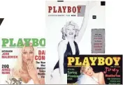  ??  ?? PLAYBOY