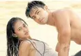  ?? ?? Elle Villanueva (left) and Derrick Monasterio in “Return to Paradise”