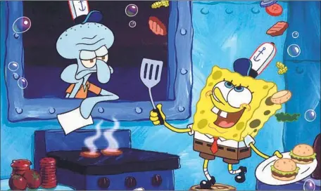  ?? Nickelodeo­n ?? “SPONGEBOB SQUAREPANT­S” is still a winner for Nickelodeo­n, the once dominant kids TV brand that’s aiming for a comeback.