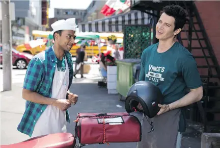  ??  ?? Hayden Christense­n, right, says starring in a movie shot — and even set — in Toronto was a rare treat. “This movie is a bit of a love letter to Toronto.”