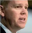  ??  ?? Education Minister Chris Hipkins says universiti­es are independen­t of government and make their own decisions.