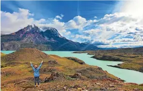  ??  ?? The sheer size of Patagonia will take your breath away. This is National Park Torres del Paine, Lake Pehoe.