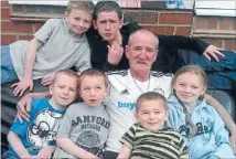  ??  ?? accused. Deadly act: Mick Philpott, 56, with the six of his 17 children who died in the house fire.