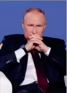  ?? ?? Vladimir Putin diz que “há uma russofobia por todo o Mundo”