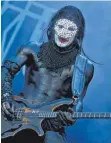  ?? FOTO: DANIEL KARMANN ?? Wes Borland, Gitarrist von Limp Bizkit.