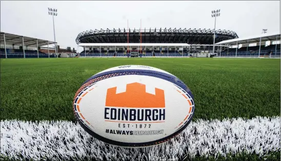  ??  ?? Edinburgh’s new stadium sits in the shadow of former home Murrayfiel­d and will lie dormant until fans return