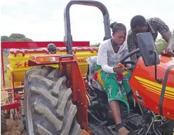  ??  ?? Government wants to relegate the use of the hoe to the museum and replace it with more productive eq uipment such as tractors