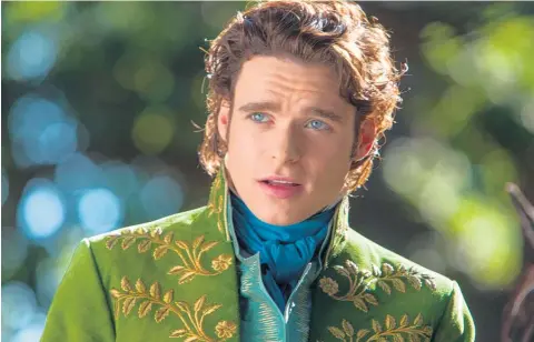  ??  ?? Richard Madden is the Prince in Disney’s live-action Cinderella.