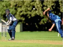  ?? PHOTO: DAVID UNWIN/STUFF ?? Palmerston North Boys’ High School first XI captain Ben O’connor has high hopes for the national secondary schools finals in Palmerston North next week.