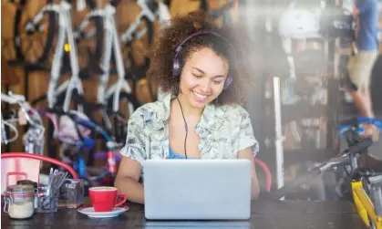  ?? Photograph: Barry Diomede/Alamy ?? Poll participan­ts were asked about their internet access and use as well as eight different measures of wellbeing.