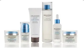  ??  ?? Containing at least 95% of Australia’s natural resources, Organique Skincare by Olinda Spring’s range include the Age-Reverse, Rehydrate (pictured) and now their latest Whitening line.
