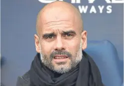  ??  ?? Pep Guardiola faces a fine after admitting to FA charge.