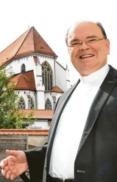  ?? Foto: Ulrich Wagner ?? „Unsere Diözese ist so groß, dass es keine Monokultur geben muss“: Prälat Bertram Meier ist derzeit Augsburger Diözesanad­ministrato­r.