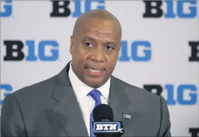  ?? CHARLES REX ARBOGAST — THE ASSOCIATED PRESS FILE ?? Big Ten Commission­er Kevin Warren announced Tuesday that the league will not play any of its fall sports, including football.