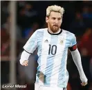  ??  ?? Lionel Messi