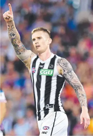  ?? Picture: Getty Images ?? Dayne Beams has enjoyed a lengthy career at Collingwoo­d having made his AFL debut in 2009 after turning down the Gold Coast Suns.