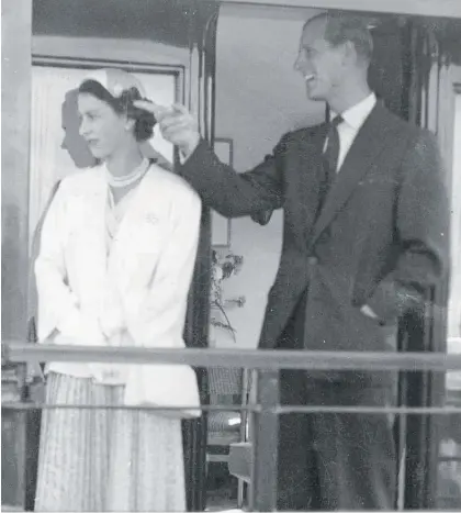  ?? Photo / HB Knowledge Bank ?? Queen Elizabeth and Prince Philip in Hastings, January 7, 1954.