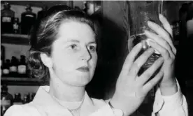  ?? Photograph: Manchester Daily Express/SSPL via Getty Images ?? Margaret Thatcher worked as a research chemist before becoming a barrister, MP and prime minister.