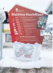  ??  ?? Infotafel am Biathlon-Pfad.