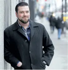  ?? CLIFFORD SKARSTEDT/EXAMINER ?? Former CHEX-TV weather analyst Mike Judson is seen Friday on George St. Judson is returning to radio after five years at the television station.