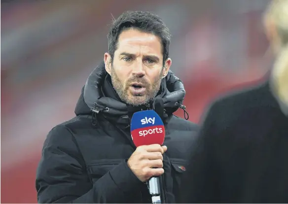  ??  ?? Sky Sports pundit Jamie Redknapp.