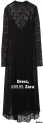  ??  ?? Dress,
€89.95, Zara