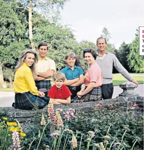  ??  ?? KILTY PLEASURETh­e Royal family on holiday at Balmoral in 1972
