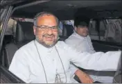  ?? PARDEEP PANDIT/HT ?? Former bishop Franco Mulakkal in Jalandhar on Wednesday.