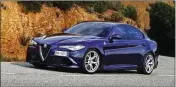  ??  ?? Alfa Romeo Giulia Quadrifogl­io From around £55,000